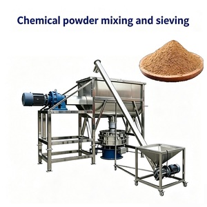 Linea di miscelazione e setacciatura a nastro per farina fine di amido di cassava da 1000L e 2000L - Product Image 4
