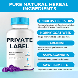 60 TRT Gummies-erkek enerji Gummies, yetişkinler için uygun erkek sağlığı için doğal TRT vitaminleri - Product Image 3