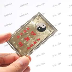 Hot Sale Gold-Plated Polished Customized Stainless Steel Business Blank Metal Cards - Product Image 6