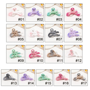 Pinces à cheveux géantes en plastique en forme de papillon, pince à cheveux requin, 12 cm, simples, creuses, mignonnes, pinces pour filles, pinces à cheveux pour femmes - Product Image 5