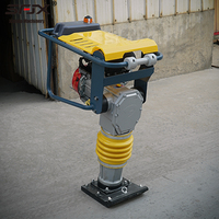 Compacteur de sol d'occasion SFJX haute performance, type « Monkey Jump Jack », avec moteur à essence 3KW, 75kg, pour travaux routiers