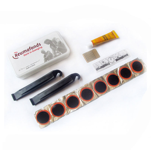 Kit portátil de reparación de neumáticos de bicicleta: herramientas para remendar cámaras de aire, palancas de neumáticos y almohadillas de goma con sellador de parches en frío - Product Image 5