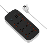 Bande d'alimentation universelle à bas prix directe d'usine avec ports Usb bande d'alimentation d'extension de prise de courant de protection contre les surtensions