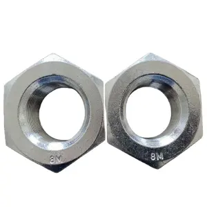 HEX NUTS Bolt Cheap price M3 TO M100 carbon steel DIN934 BS916 DIN960 961 fine thread