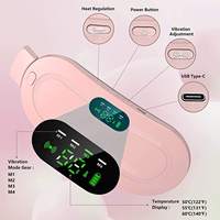 Appareil de massage portable, coussin chauffant intelligent sans fil pour les ventres des femmes, coussin chauffant utilisé pour soulager les douleurs menstruelles