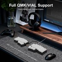OEM ODM Corne V4 40 Wired Split Mechanical Keyboard Kit ColumnStaggered Ergonomic DIY Barebone with 3D Printed Case HotSwap RGB