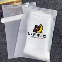 Sacs à fermeture éclair pour vêtements et chaussures - Matériau PE durable, ouverture/fermeture facile, finition mate, impression sérigraphique, OEM personnalisé, CPP