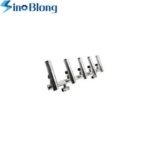 2ชิ้นผู้ถือคันเบ็ดตกปลาสแตนเลสสำหรับท่อ19มม. ถึง32มม. อุปกรณ์เสริมสำหรับเรือใบเรือยอชท์สแตนเลส - Product Image 6