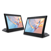 Écran tactile double 10.1 pouces publicité tablette NFC POE compteur affichage de Menu numérique Android 8 Rk3288 Android tablette de bureau
