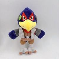 Jouets en peluche personnalisés avec logo Star Fox, âne aux longues oreilles, poupée en peluche, figurines de dessins animés, chien jaune, grenouille, aigle, coussin décoratif