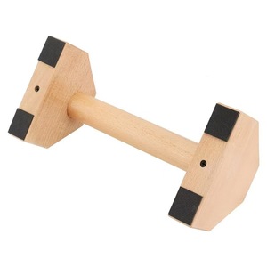 CZFIT Barras de Flexiones Ajustables y Plegables de Madera de Haya 25-50cm, Soportes Antideslizantes para Paralelas y Dips - Product Image 3