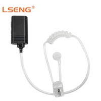 Écouteur sans fil LSENG 2.4G à tube acoustique avec connecteur K/M pour talkie-walkie, oreillette entièrement sans fil pour radio bidirectionnelle
