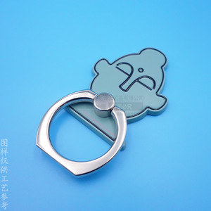 Soporte de Anillo Metálico Personalizado para Teléfono, Aleación de Zinc, Adhesivo, Universal, para Escritorio, Agarre para Teléfono Móvil - Product Image 1
