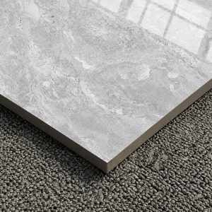 Carreaux Muraux et de Sol en Porcelaine Gris Poli Brillant pour Cuisine et Salle de Bain, Style <span class=keywords><strong>Espagnol</strong></span>, 40x40 400x400mm - Product Image 2