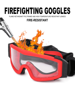 Fabricant en gros de lunettes de protection pour <span class=keywords><strong>pompiers</strong></span>, lunettes ignifuges CE, protection des yeux, lunettes de sécurité incendie intérieures OEM, logo personnalisé - Product Image 4