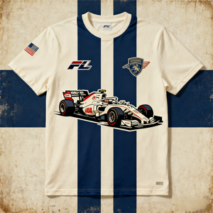 Sweat-shirt de course d'été en coton imprimé personnalisé, polo coupe-vent pour moto, fermeture à boutons, respirant, séchage rapide - Product Image 3