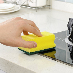 <strong>Kitchen</strong> U-type Durable Cleaning Sponge Nylon Rag <strong>Pad</strong> <strong>Kitchen</strong> Supplies - Product Image 2