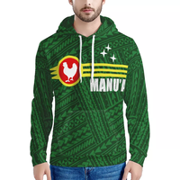 Sweat à capuche décontracté pour homme NUUULI Eagle, motif tribal polynésien Samoa, livraison directe spéciale, MOQ 1