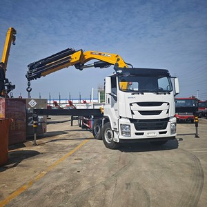 รถบรรทุก ISUZU GIGA 8X4 ใหม่ ขนาด 14 ตัน 16 ตัน พร้อมเครนติดรถแบบพับได้ เครนบูมแบบเคลื่อนที่ได้ สำหรับขาย - Product Image 4