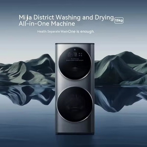 Partition Washing and Drying All-in-one Machine 15kg Black Automatic Front Loading Dryer Washing Machine - Product Image 5