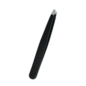 Pinzas de fábrica, pinzas de acero inoxidable para cejas, pinzas para cejas, pinzas inclinadas para recortar las cejas, dispositivo de depilación - Product Image 2