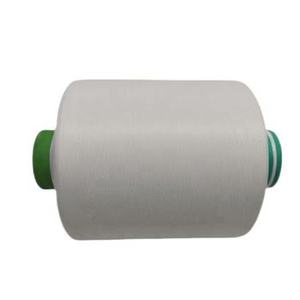 中国定制高品质环保芯纺100% 涤纶纱原白半暗SD DTY针织用染色 - Product Image 4