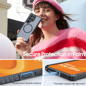 Nouveau étui de protection pour téléphone de charge sans fil à anneau magnétique robuste pour Samsung Galaxy S22 S23 S24 S25 Ultra A55 A56 - Product Image 3