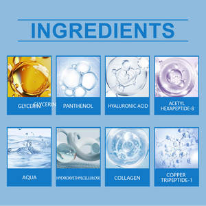 Suero Facial de Colágeno Péptido de Marca Privada, Suero Antiarrugas, Reafirmante, Reparador, Estimulante del Colágeno con Ácido Hialurónico - Product Image 3