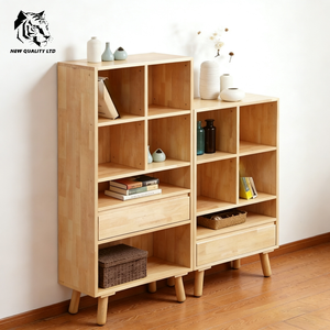 Meuble bibliothèque en bois, prix de gros Chine, personnalisable, stock important, prêt à être expédié, nouvelle mode, mobilier de bureau. - Product Image 2
