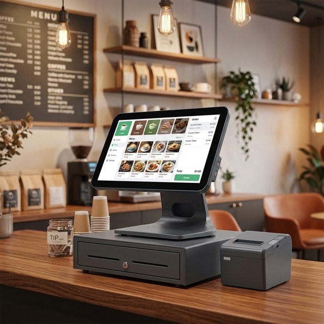 High Performance Intel Core I3/i5/i7 CPU POS Machine 15.6" Capacitive Touch Screen 8GB+128GB SSD CE/CCC/FCC Certified for Retail