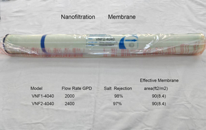 Garantía de 1 año Membrana de nanofiltración <span class=keywords><strong>Vontron</strong></span> VNF2-4040 <span class=keywords><strong>NF</strong></span> para la producción de agua mineral - Product Image 2