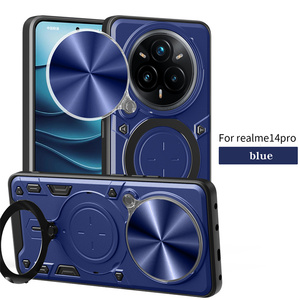Funda Protectora Magnética con Lente Deslizante y Soporte para Coche, Antigolpes, para Realme 16 C83 P4 Power <span class=keywords><strong>Note</strong></span> 80 - Product Image 4