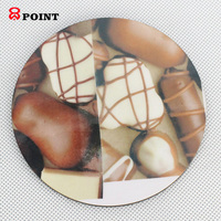 Dessous de verre ronds et personnalisés, 80*95*95mm, pour tasse à sublimation, en bois vierge