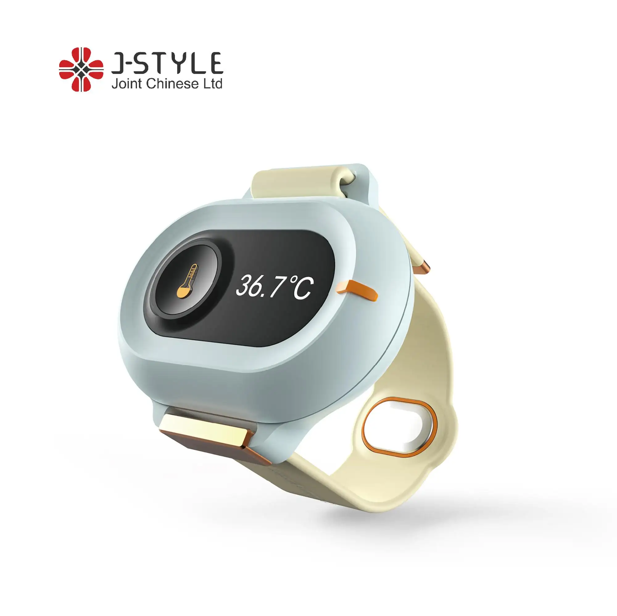J-Style B004 Bluetooth 4.0 Android & iOS Support Smart Digital Baby Thermometer Smart Wristband Built-in Body Temperature Sensor