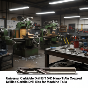 Universal Carbide <b>Drill</b> Bit 5xD Nano TiAlN Coated Drilled Carbide <b>Drill</b> Bits for Machine Tools - Product Image 3