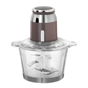 Home Appliances Electric Two Speed Plastic Glass Stainless Steel Bowl Optional Meat Chopper
