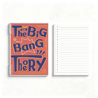 Cuaderno Personalizado Recargable de Hojas Sueltas con Cubierta Transparente, Encuadernado con Discos, Papel Rayado y Cuadriculado, para la Escuela y la Oficina