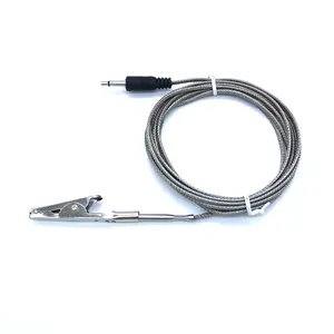 K type thermocouple with crocodile clip -10-180C with jack 3.5mm connector