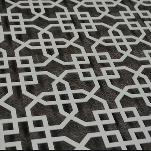 Pantalla de Metal curada decorativa comercial Jardín perforado Cercado principal Puertas de enrejado Diseño Panel de cercado de privacidad cortado con láser - Product Image 5