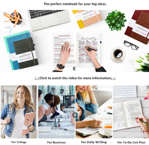 Carnet promotionnel A5 en cuir PU, <span class=keywords><strong>cadeau</strong></span> de remise de diplôme, personnalisable avec nom de marque, couleur et design imprimé en sérigraphie - Product Image 6