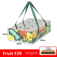 Boîte-cadeau universelle de luxe de divers styles de fruits Emballage de fruits de pomme Boîte de papier de carton ondulé
