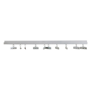 <span class=keywords><strong>Rail</strong></span> de cintre de matériel de kit de rideau en PVC renforcé antirouille de haute qualité pour le cintre <span class=keywords><strong>et</strong></span> l'agrafe d'acier inoxydable de rideau de bande - Product Image 6