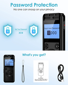 <span class=keywords><strong>Grabadora</strong></span> <span class=keywords><strong>de</strong></span> Voz Digital Mini Profesional V52 con Función <span class=keywords><strong>de</strong></span> Audífono, <span class=keywords><strong>Grabadora</strong></span> HD Portátil USB <span class=keywords><strong>de</strong></span> 32G para Conferencias, Recargable - Product Image 5