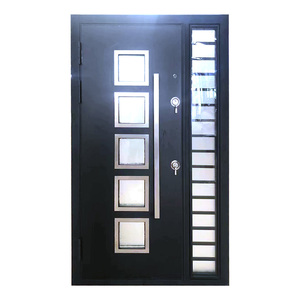 <span class=keywords><strong>Porte</strong></span> de sécurité en acier au design moderne, <span class=keywords><strong>porte</strong></span> <span class=keywords><strong>d</strong></span>'entrée principale, design de <span class=keywords><strong>porte</strong></span> en acier extérieure bon marché à vendre - Product Image 2