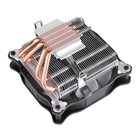 QiuzAim bureau CPU dissipateur thermique pression descendante 4 serveur de caloduc 2011/x79 carte mère 120mm ventilateur LED silencieux