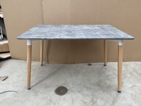 Table en bois pour restaurant, 6 places, Mesa De Comedor, table à manger moderne en bois, table à manger solide