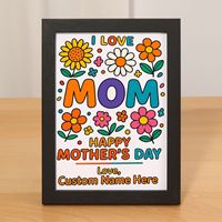 Fotorahmen zum Muttertag Baby-Handabdruck-Kunst Vorschul-Elterngeschenk, Neugeborenen-Andenken, Kleinkind-Tagesstätten-Aktivitäten