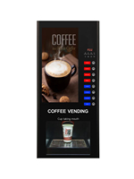 Machine à café entièrement automatique 8 saveurs, machine à café instantané, distribution automatique de tasses, types variés