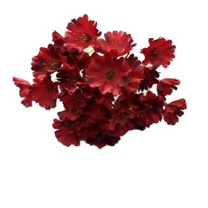 Fleurs artificielles Qiye, fleurs en soie rouges, branche unique de myosotis, décorations de mariage en plein air - Product Image 1