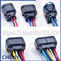 Lampu depan LED, 2/3/4/8/12 Pin lampu kabut berjalan siang hari konektor lampu seri HX colokan untuk Accord CRV